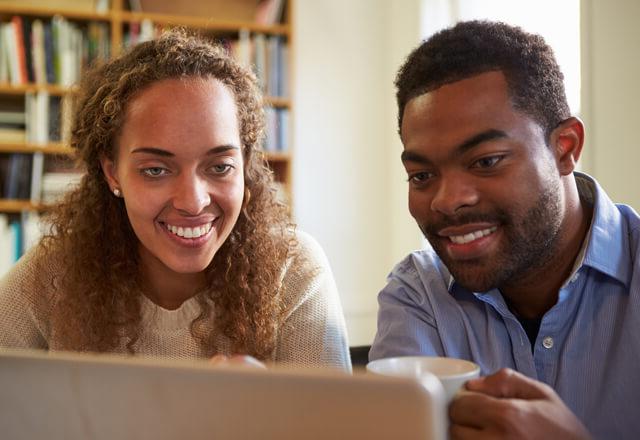 couple at computer